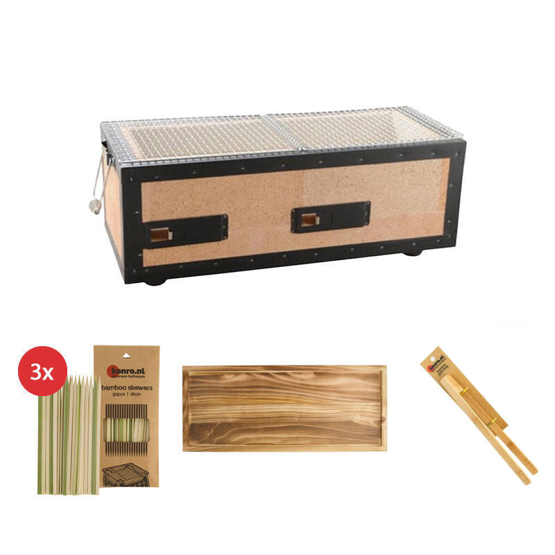 Konro Grill Gran Diatomita Set básico