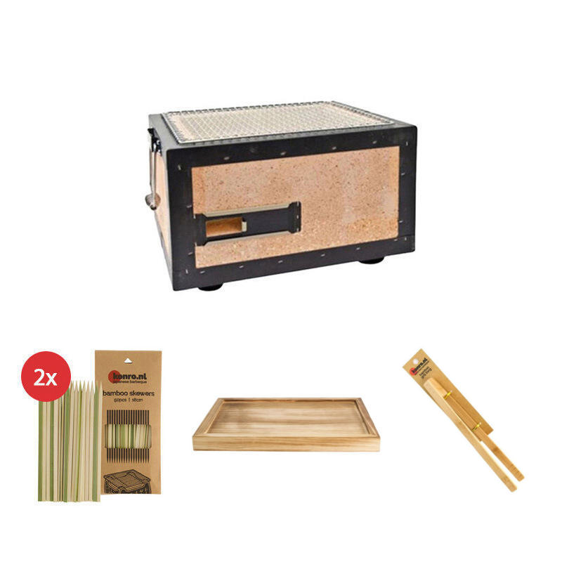 Konro Grill Small Diatomite Basic Set order at Konro Grill