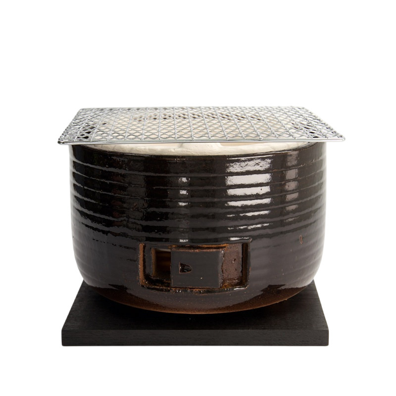 Konro Grill Diatomite Round