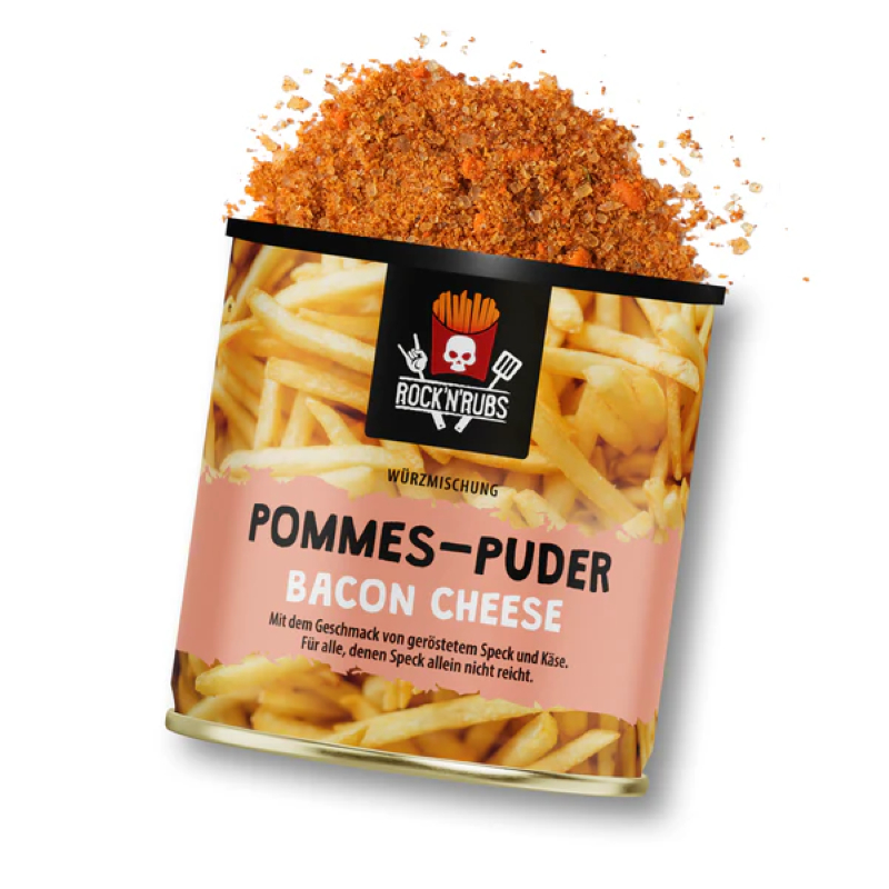 Rock’n’Rubs Loaded Fries Pulver mit Speck und Käse