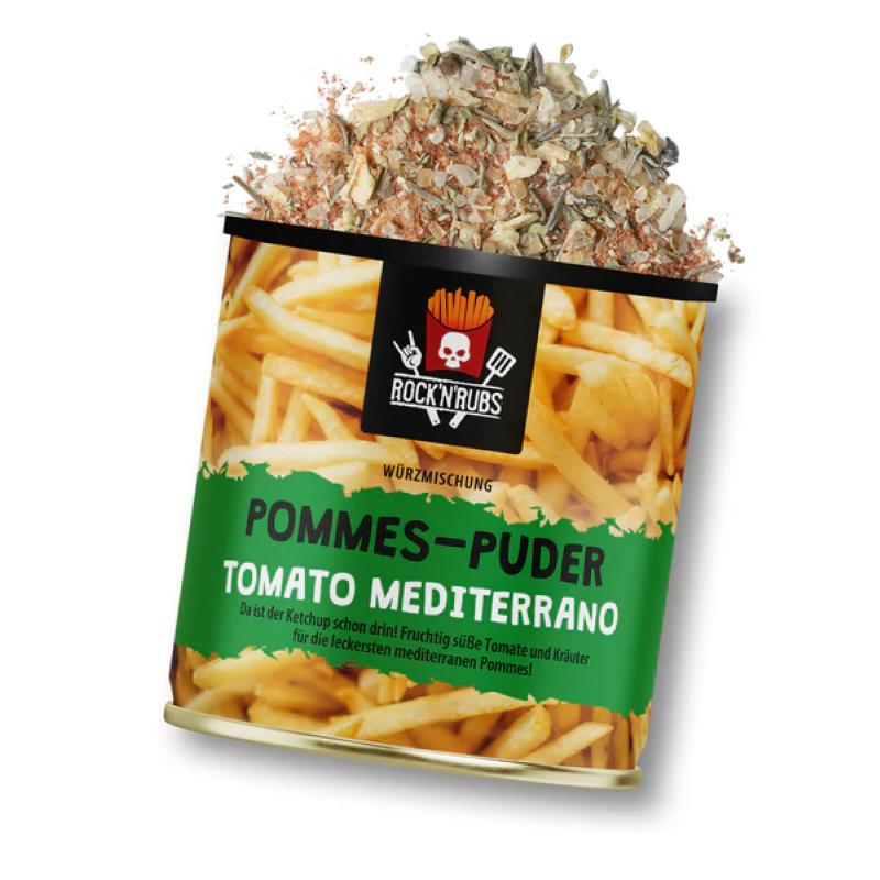 Rock’n’Rubs Loaded Fries Powder Tomate Mediterrâneo inform